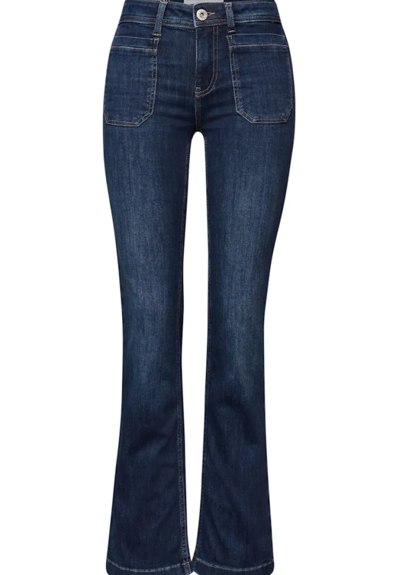 Street One Jeans*Bootcut Jeans dark blue washed