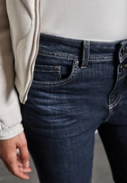 Street One Jeans*Bootcut Jeans dark indigo slightly washed