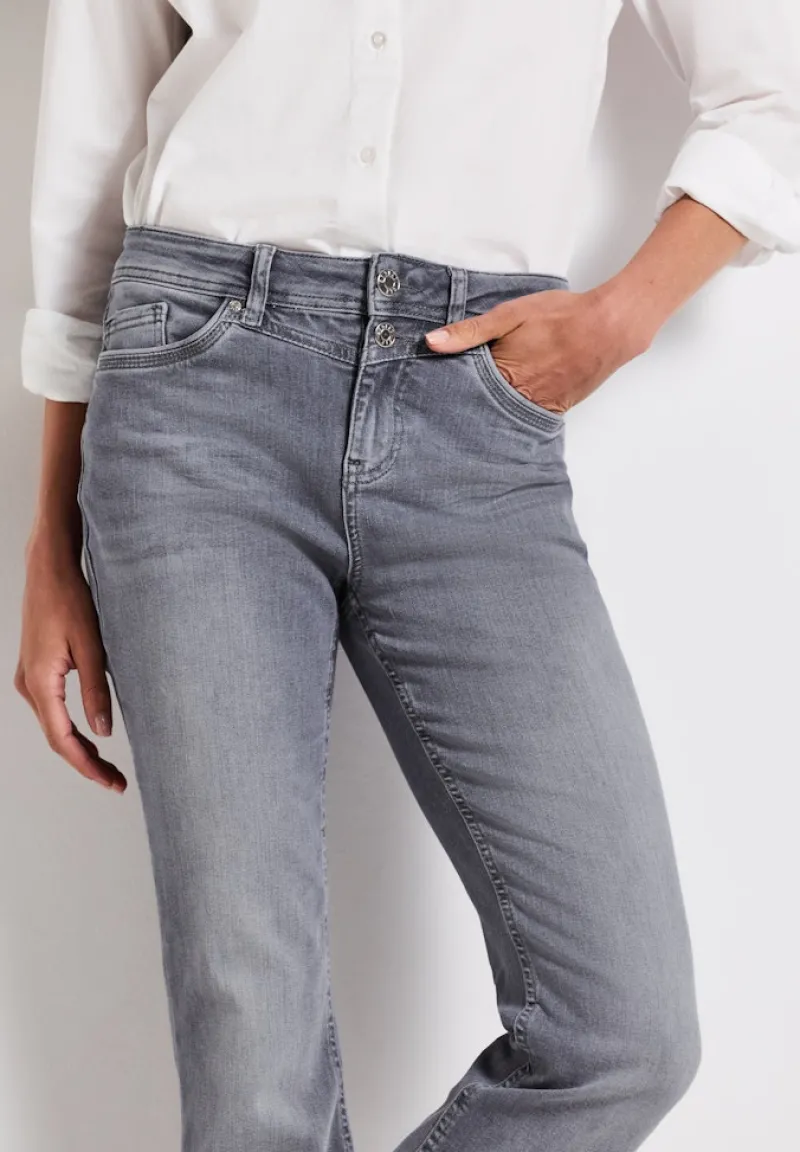 Street One Jeans*Bootcut Jeans light steel grey washed