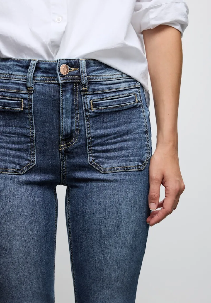 Street One Jeans*Bootcut Jeans medium blue wash