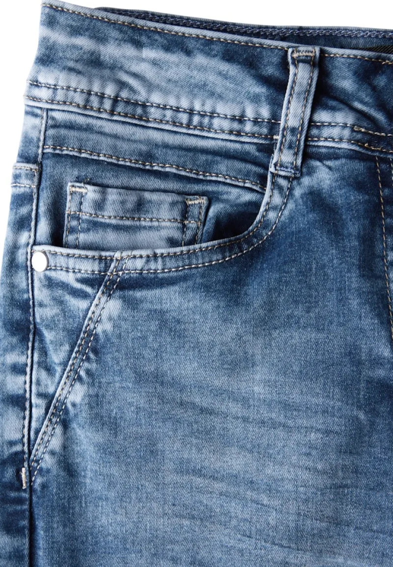 Cecil Jeans*Bootcut Jeans mid blue wash