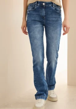 Cecil Jeans*Bootcut Jeans mid blue wash