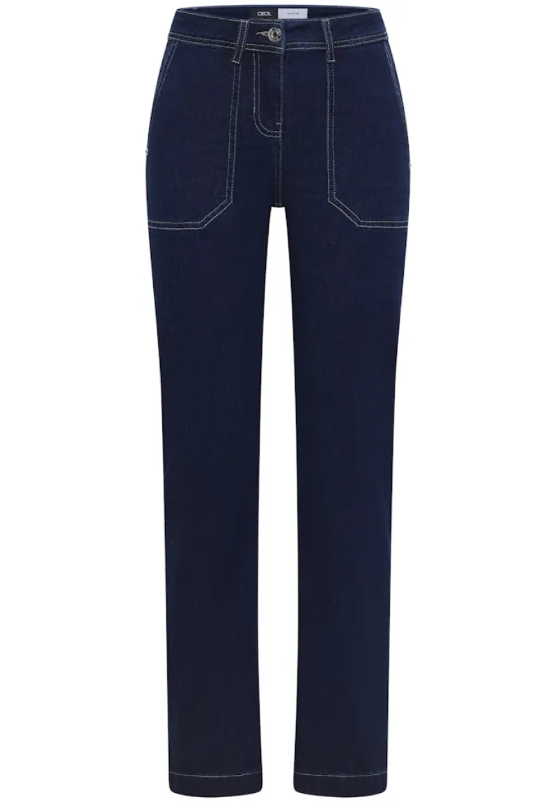 Cecil Jeans*Bootcut Jeans rinsed wash