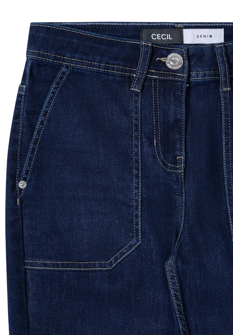 Cecil Jeans*Bootcut Jeans rinsed wash