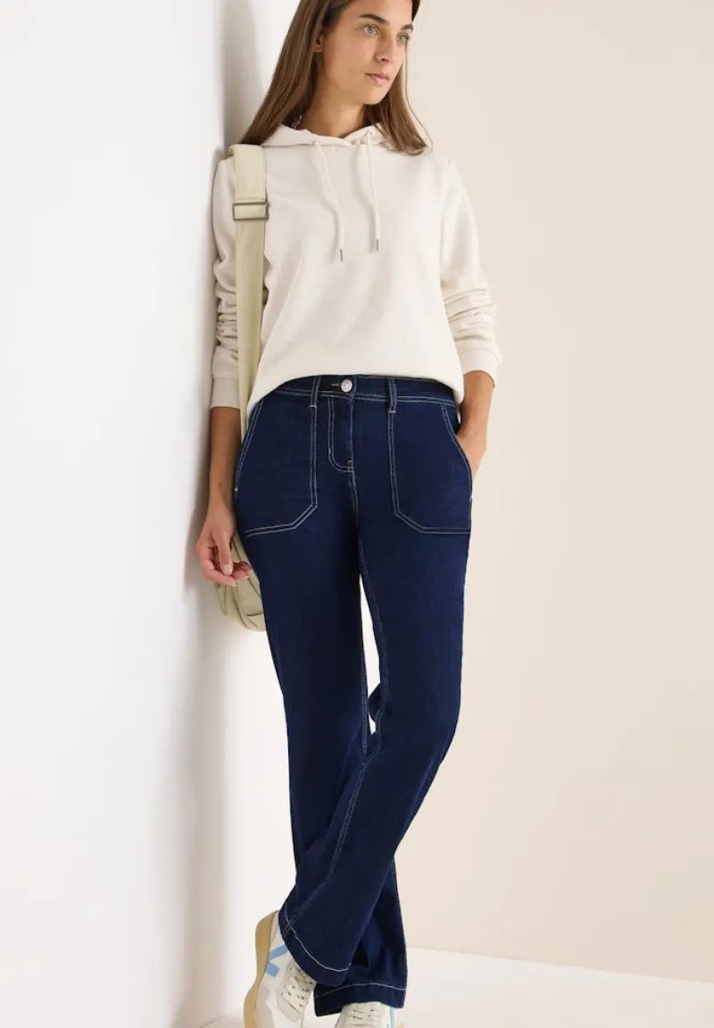 Cecil Jeans*Bootcut Jeans rinsed wash