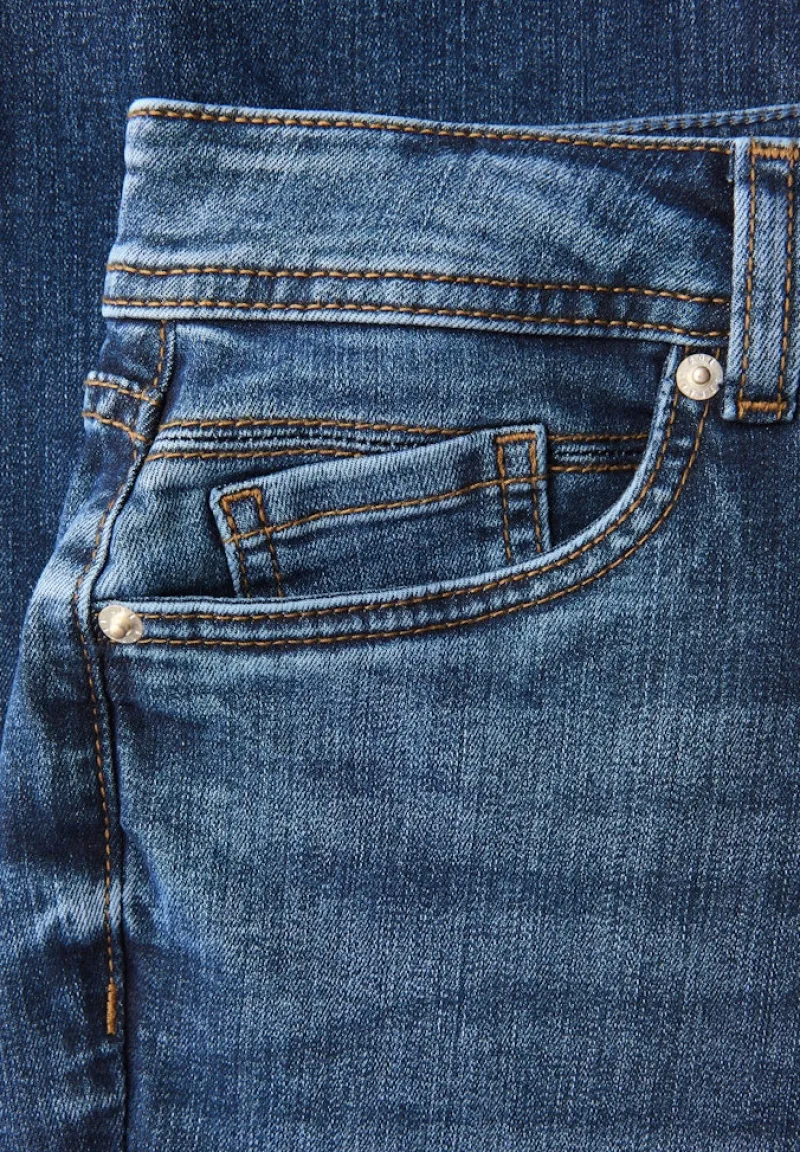 Street One Jeans*Bootcut Jeans soft mid blue washed