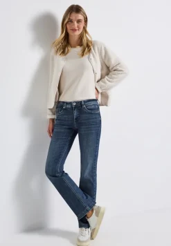 Street One Jeans*Bootcut Jeans soft mid blue washed