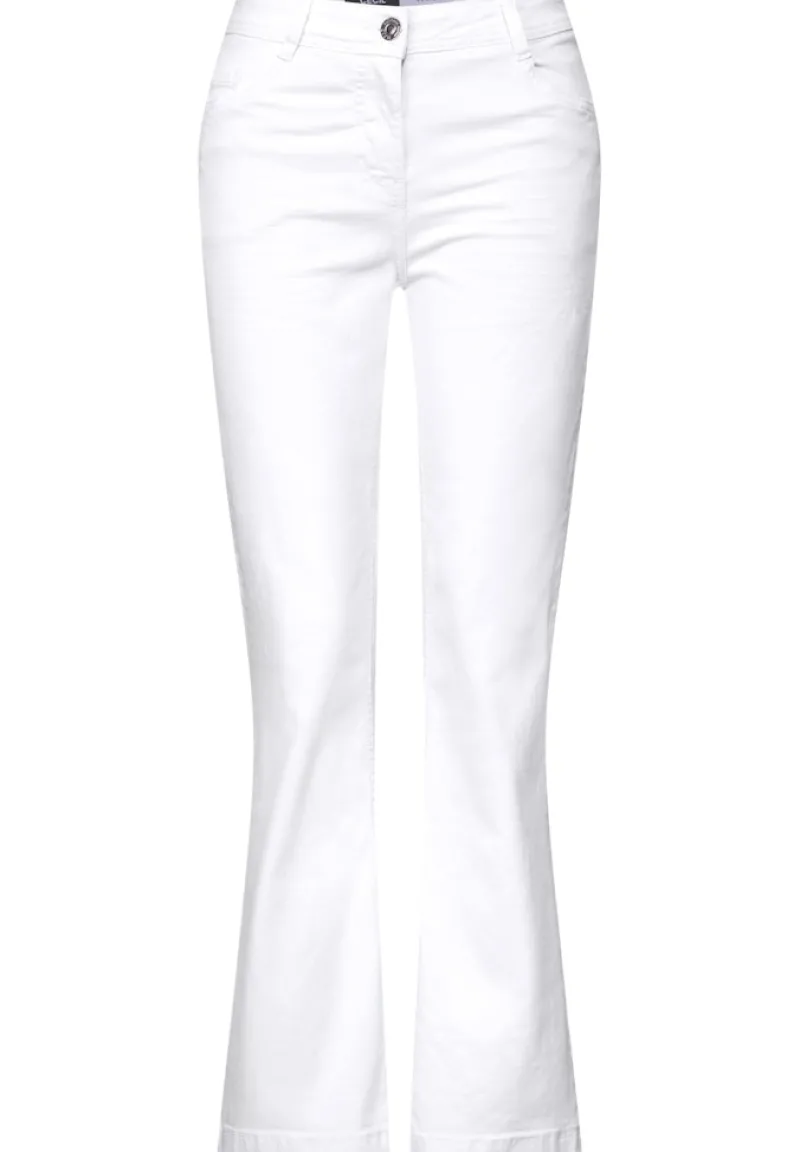 Cecil Jeans*Bootcut Jeans white
