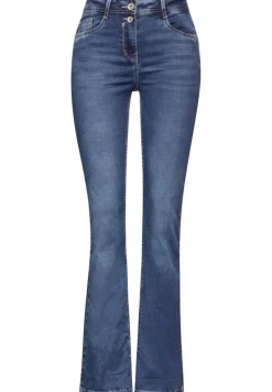 Cecil Jeans*Bootcut Leg Jeans mid blue wash1