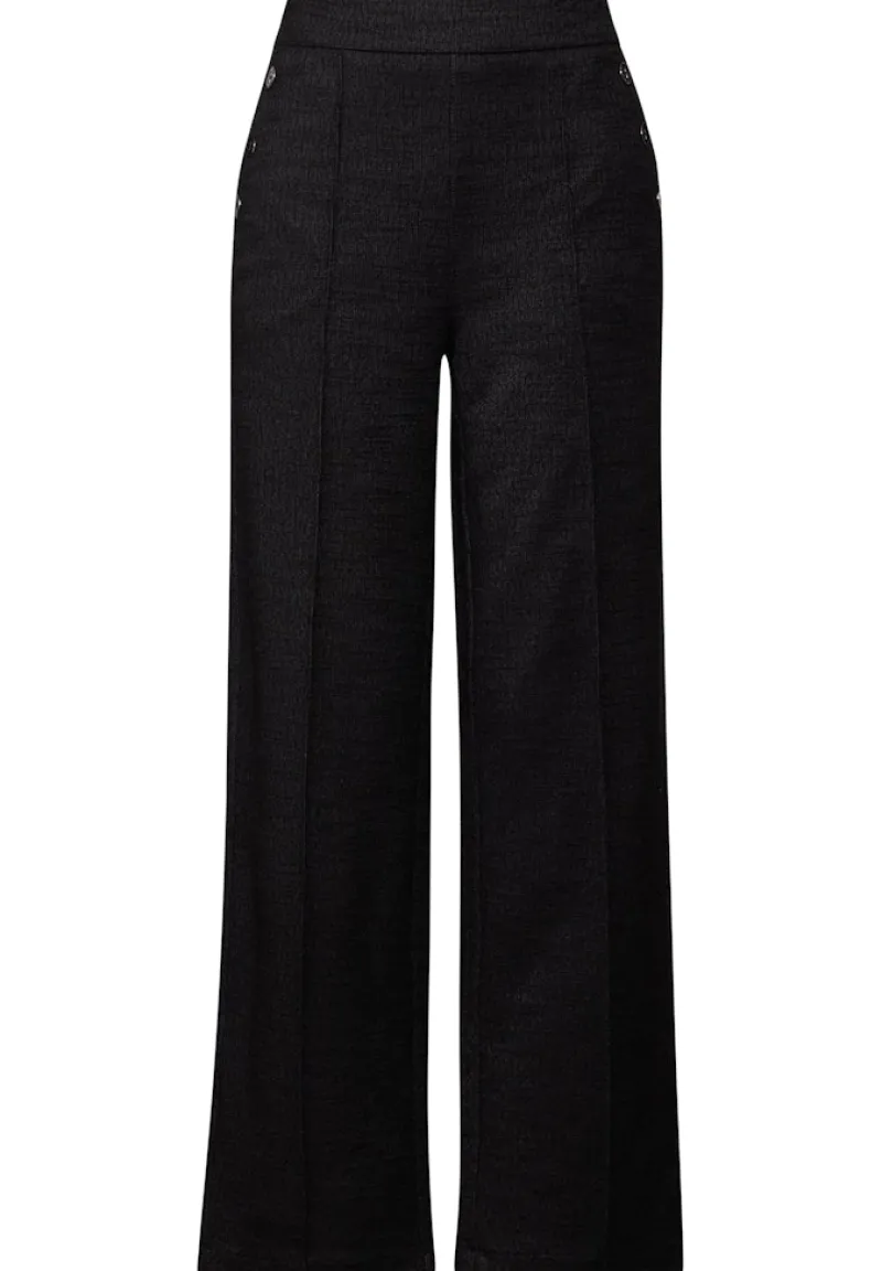 Street One Hosen*Bouclé Hose Black