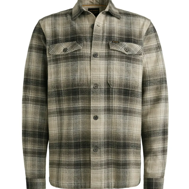 PME Legend Hemden|Big Boys*Brushed Grindle Check Overshirt 2 seneca rock