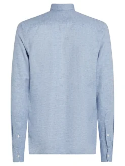 Tommy Hilfiger Hemden|Big Boys*BRUSHED LINEN SOLID SF SHIRT shirt blue