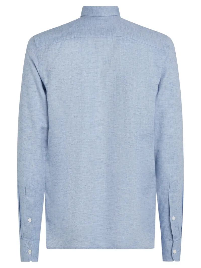 Tommy Hilfiger Hemden|Big Boys*BRUSHED LINEN SOLID SF SHIRT shirt blue