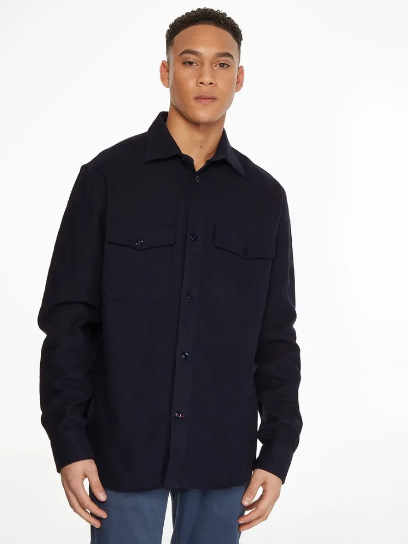 Tommy Hilfiger Hemden*BRUSHED OVERSHIRT desert sky
