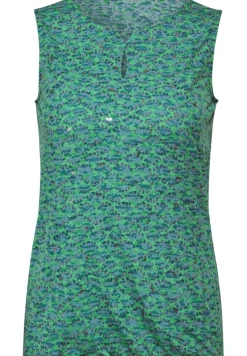 Cecil Shirts*Burn-Out Print Top fresh apple green