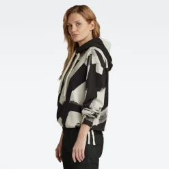 G-star Raw Pullover & Sweatshirts*Calligraphy ao loose hdd sw wmn dk black raw paint