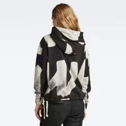 G-star Raw Pullover & Sweatshirts*Calligraphy ao loose hdd sw wmn dk black raw paint