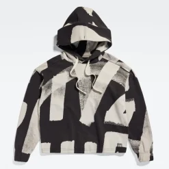 G-star Raw Pullover & Sweatshirts*Calligraphy ao loose hdd sw wmn dk black raw paint