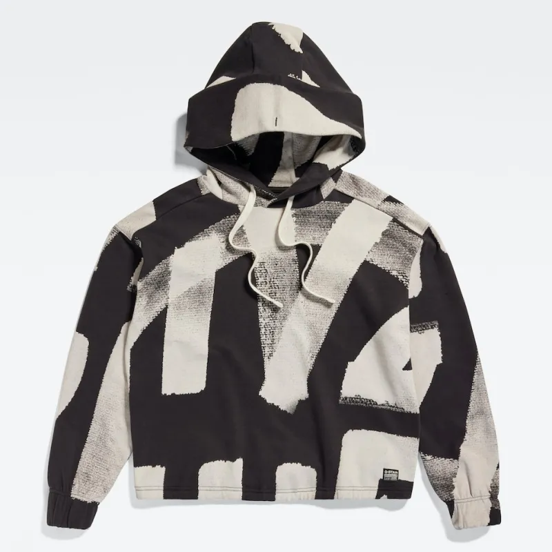 G-star Raw Pullover & Sweatshirts*Calligraphy ao loose hdd sw wmn dk black raw paint