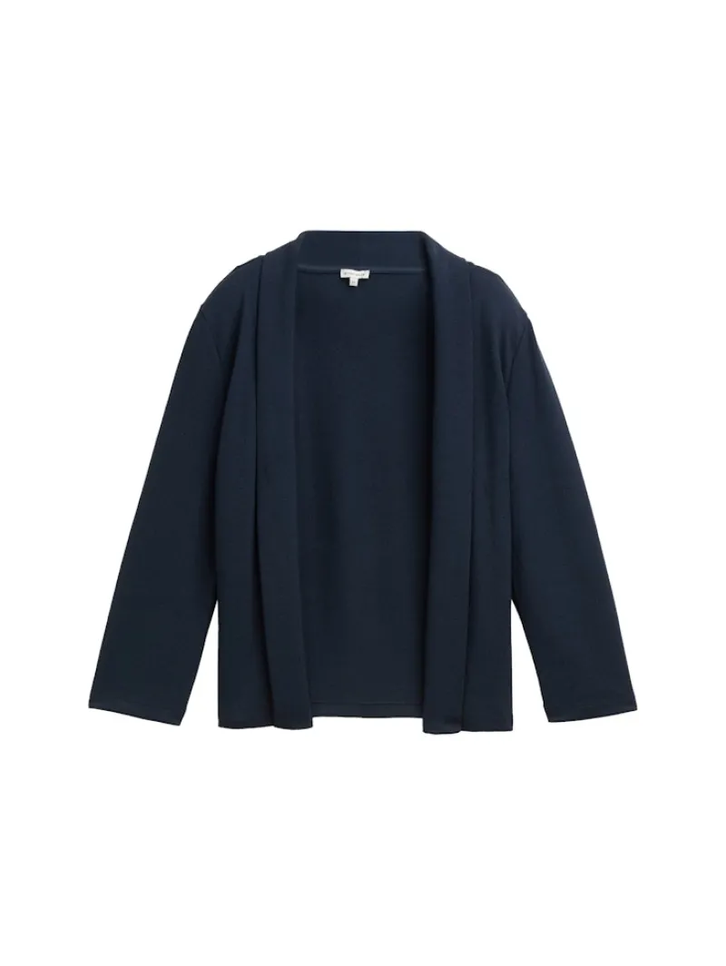 Tom Tailor Pullover & Sweatshirts*Cardigan mit Schalkragen sky captain blue