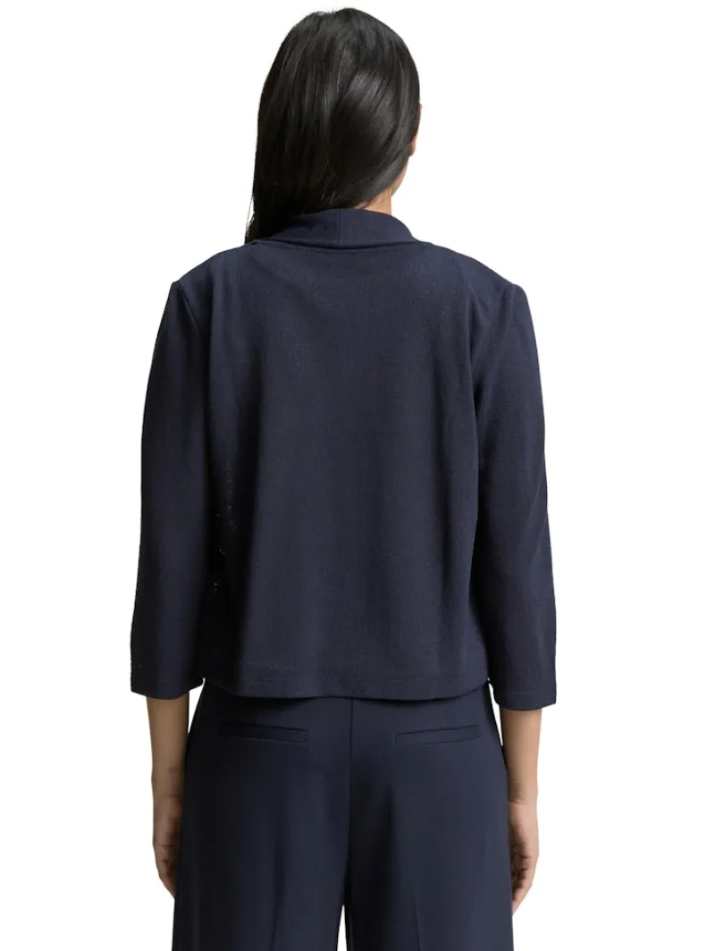 Tom Tailor Pullover & Sweatshirts*Cardigan mit Schalkragen sky captain blue