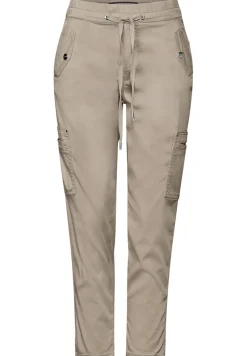 Street One Hosen*Cargo Hose buff grey