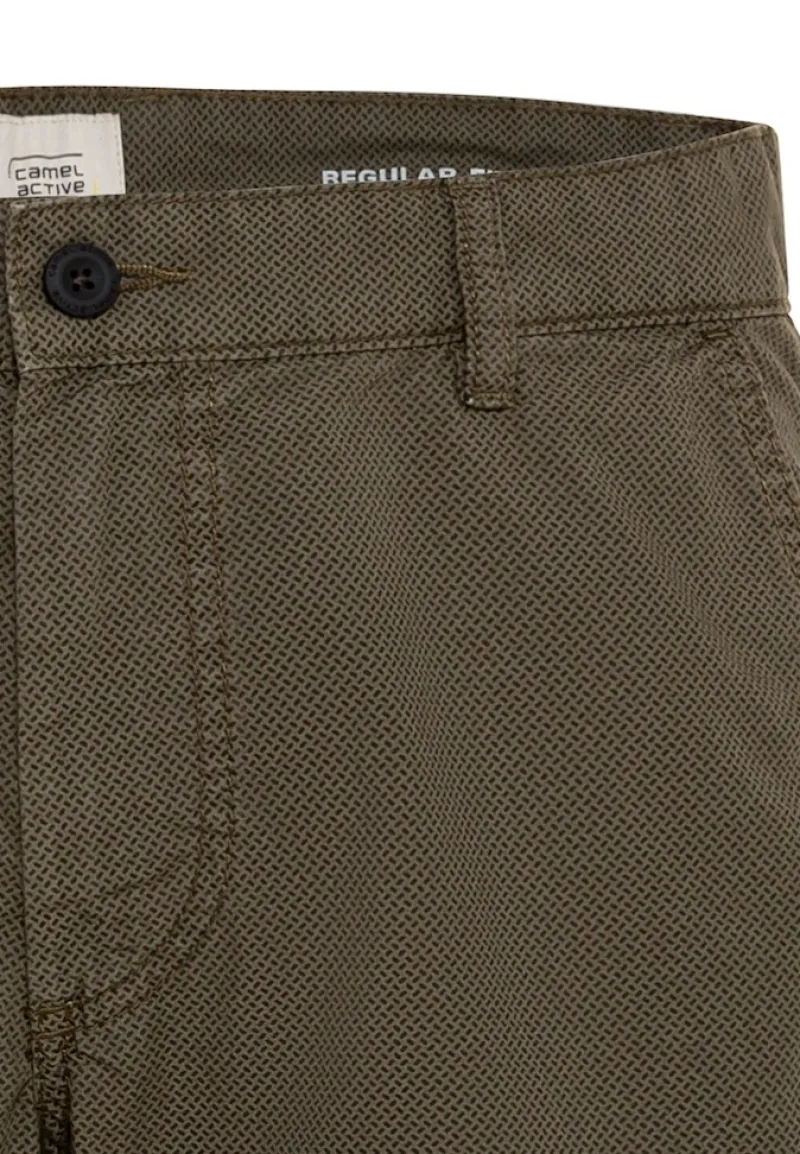 Camel Active Shorts|Big Boys*Cargo Shorts Regular Fit olive brown minimal
