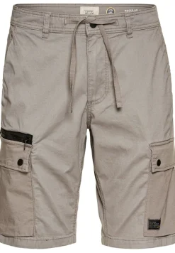 Camel Active Shorts|Big Boys*Cargo-Shorts mit Kordelzug und Stretch stone gray