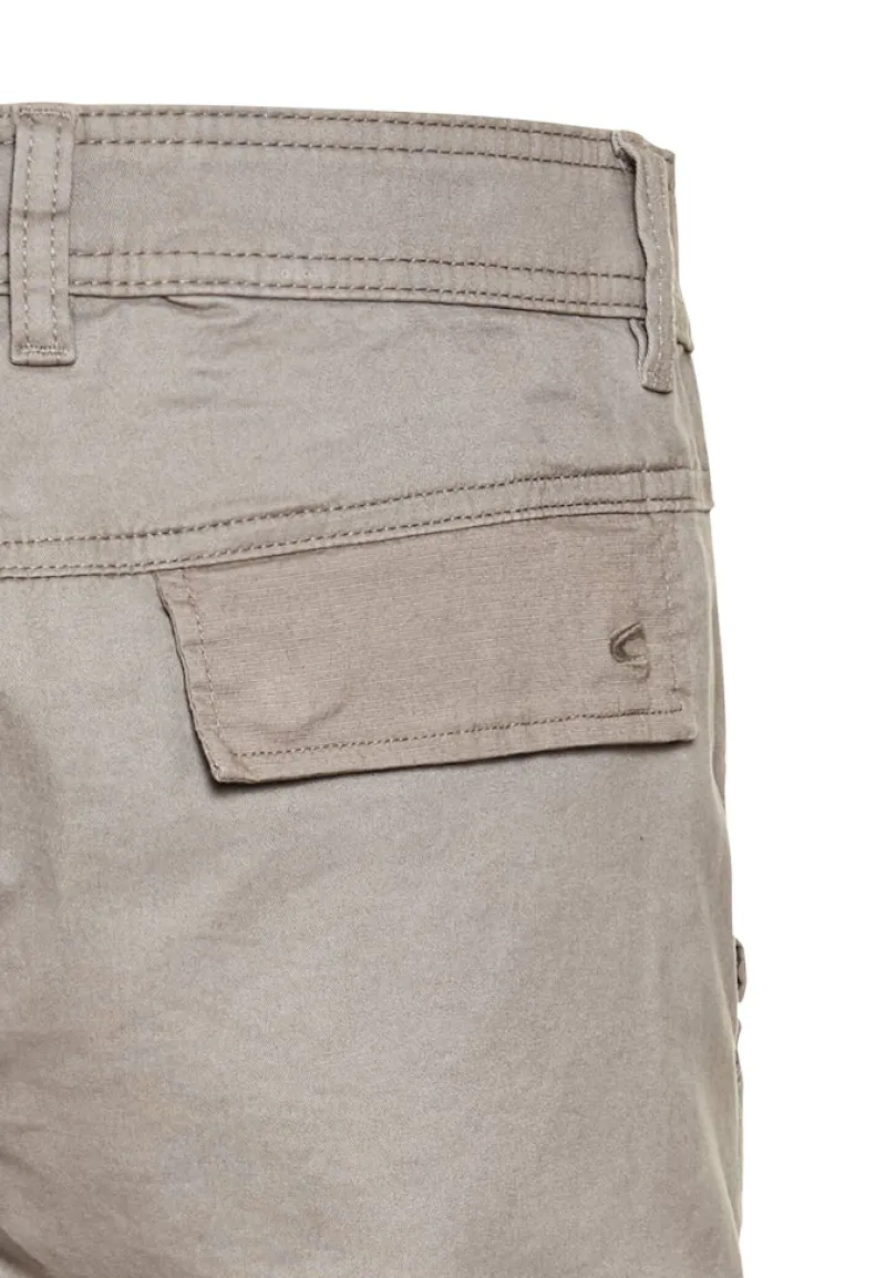 Camel Active Shorts|Big Boys*Cargo-Shorts mit Kordelzug und Stretch stone gray