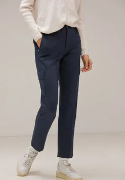 Street One Hosen*Casual Fit Chino Hose deep blue