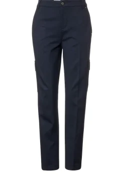 Street One Hosen*Casual Fit Chino Hose deep blue