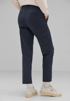 Street One Hosen*Casual Fit Chino Hose deep blue