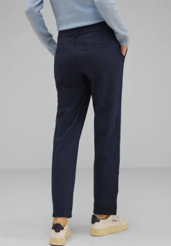 Street One Hosen*Casual Fit Chinohose deep blue