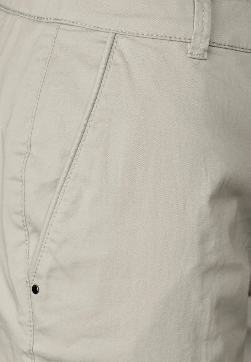 Street One Hosen*Casual Fit Chinohose dolomite stone