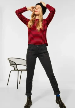 Street One Jeans*Casual Fit Denim in black black soft wash