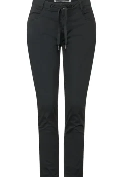Street One Hosen*Casual Fit Hose Black
