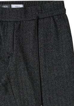 Cecil Hosen*Casual Fit Hose Black