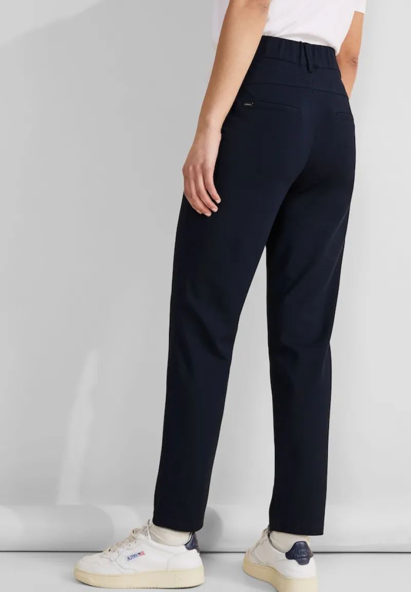 Street One Hosen*Casual Fit Hose deep blue