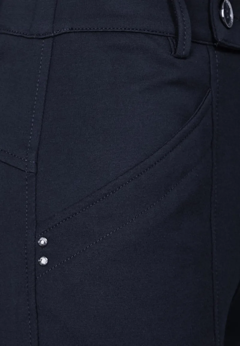 Street One Hosen*Casual Fit Hose deep blue