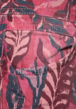 Street One Shorts*Casual Fit Hose mit Print floral aop washed