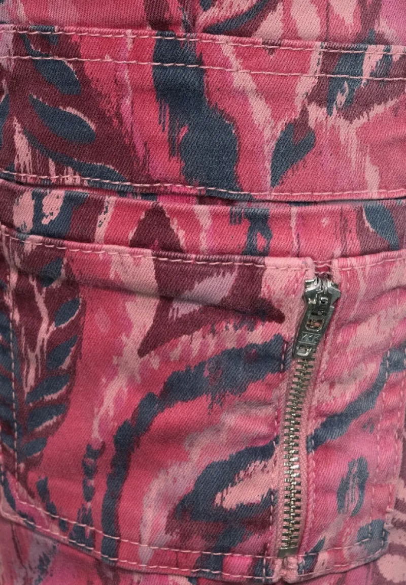 Street One Shorts*Casual Fit Hose mit Print floral aop washed