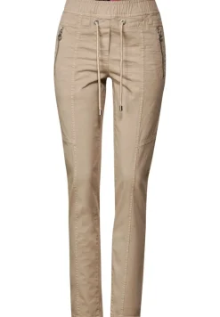 Cecil Hosen*Casual Fit Hose mit Stretch authentic beige