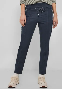 Cecil Hosen*Casual Fit Hose mit Stretch deep blue