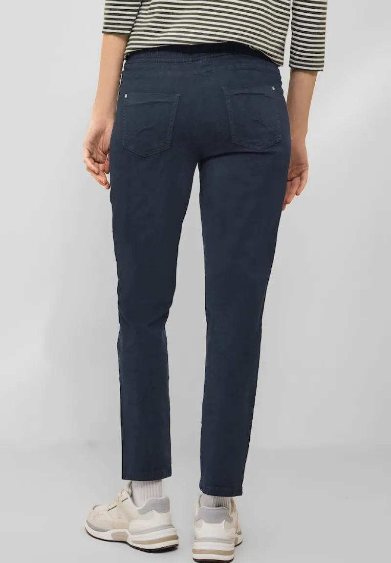 Cecil Hosen*Casual Fit Hose mit Stretch deep blue