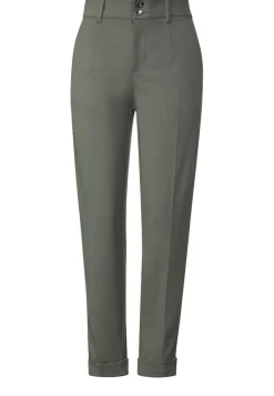 Street One Hosen*Casual Fit Hose mit Stretch dull desert mint