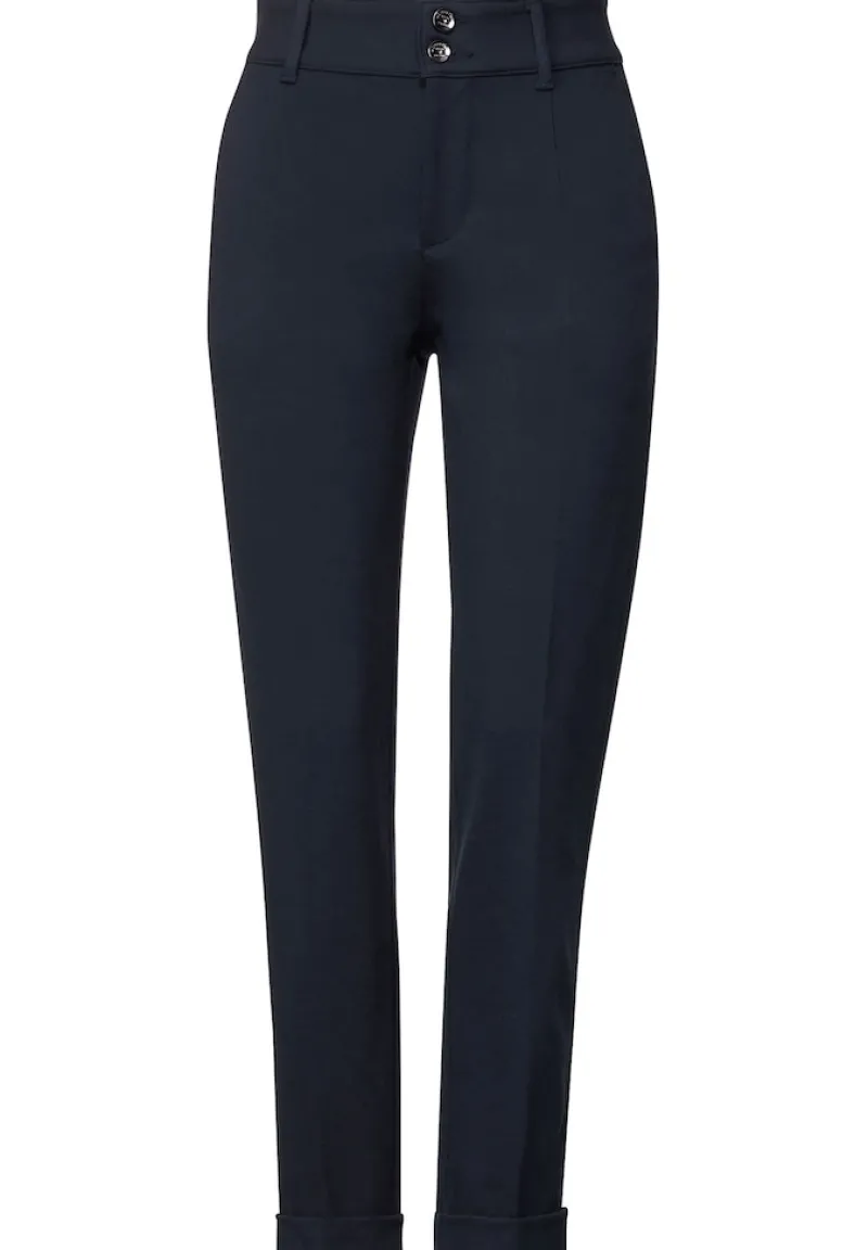 Street One Hosen*Casual Fit Hose mit Stretch deep blue