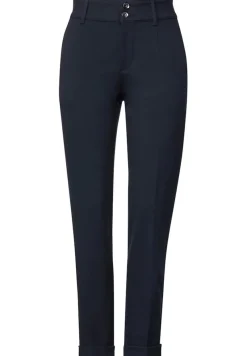 Street One Hosen*Casual Fit Hose mit Stretch deep blue