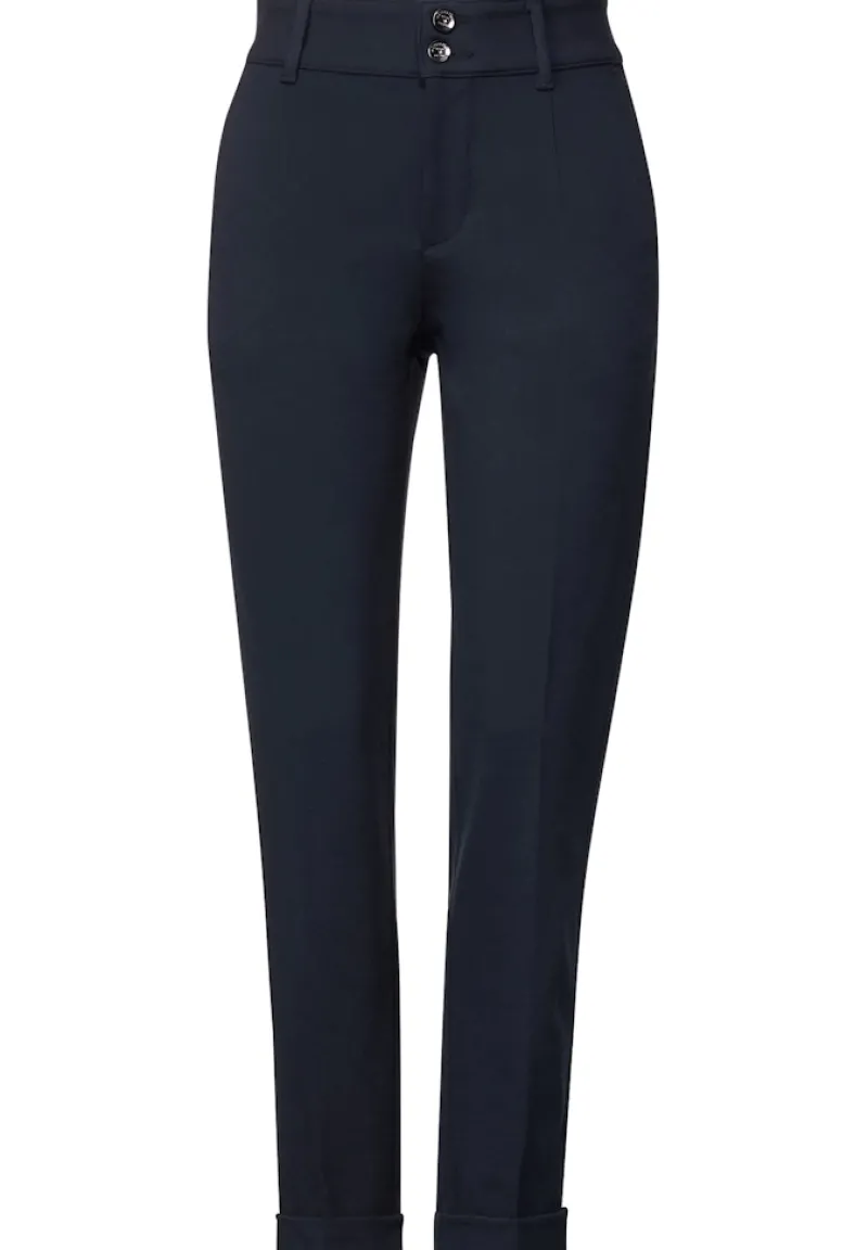 Street One Hosen*Casual Fit Hose mit Stretch deep blue