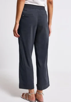 Street One Hosen*Casual Fit Hose mit Turn-Up deepwater blue