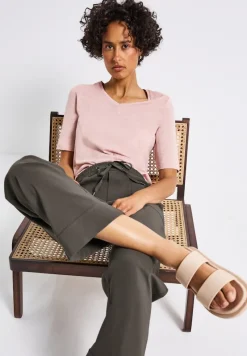 Street One Hosen*Casual Fit Hose mit Turn-Up nomad brown